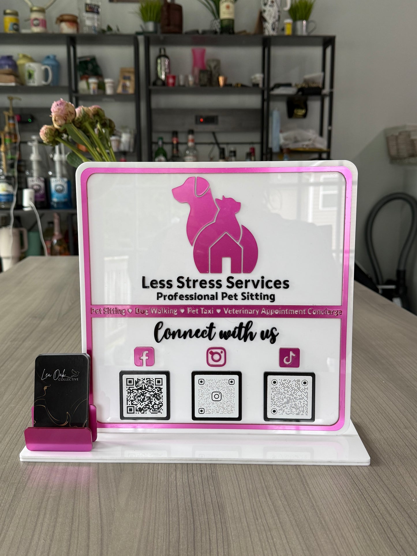 Custom acrylic stands