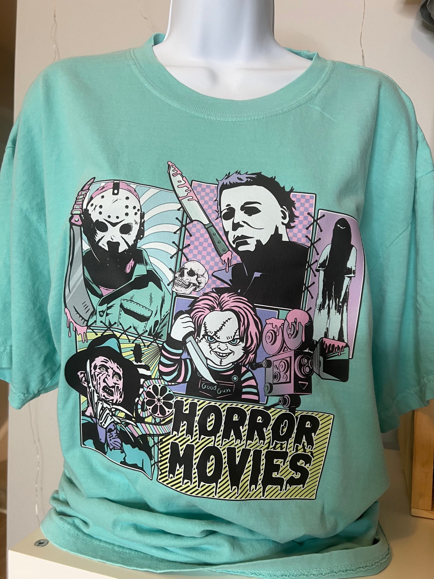 Horror movies graphic tees