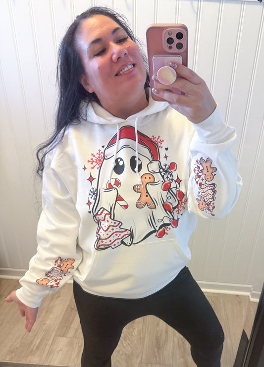 Merry ghost hoodie