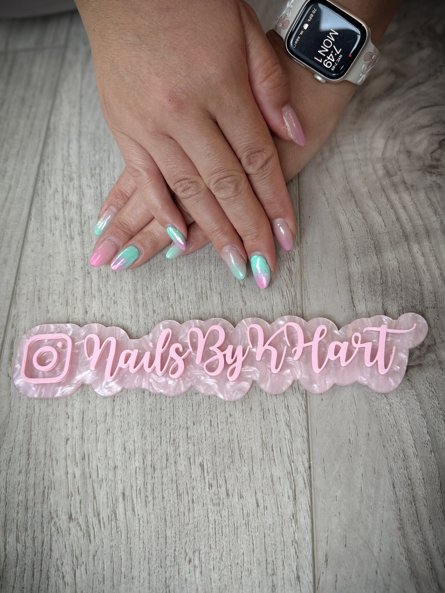 Custom acrylic watermark