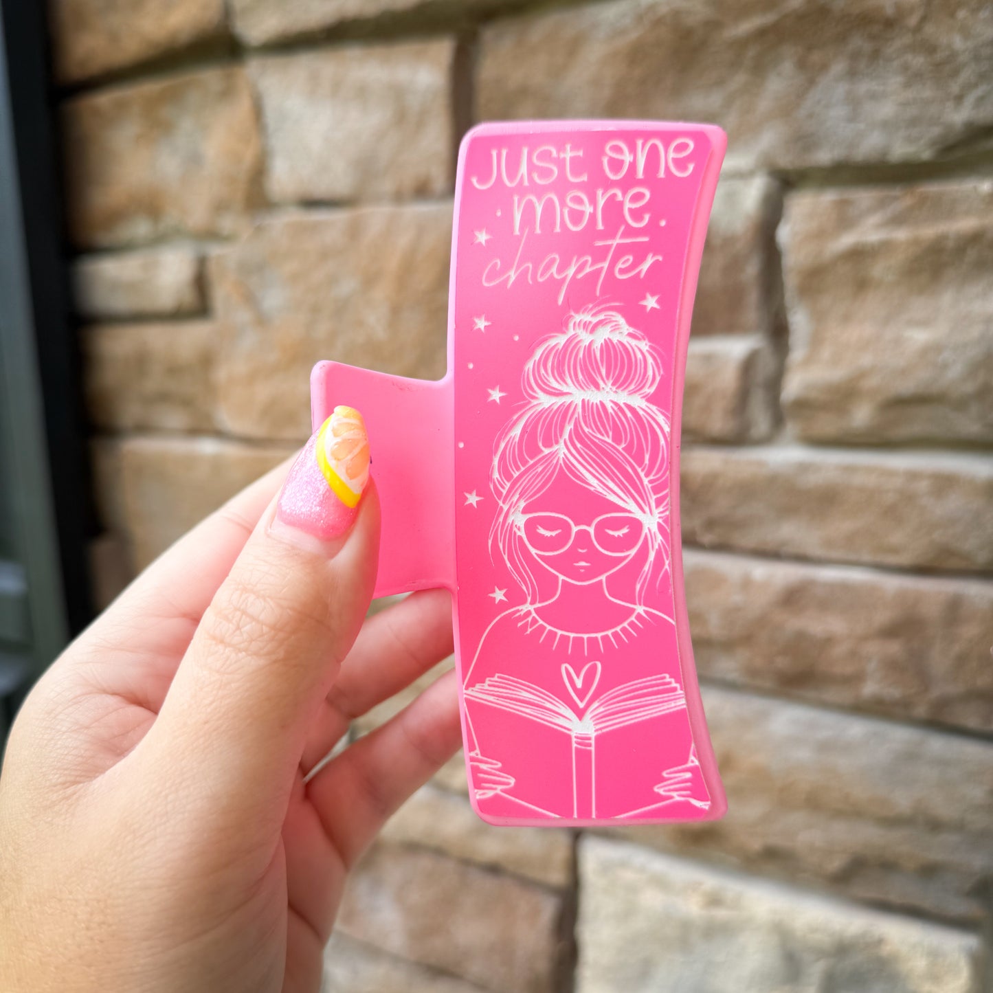 Book babe jumbo claw hair clip