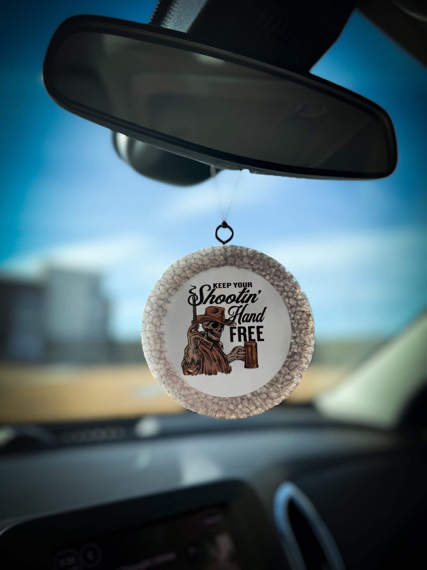 Mahogany Teakwood car freshie