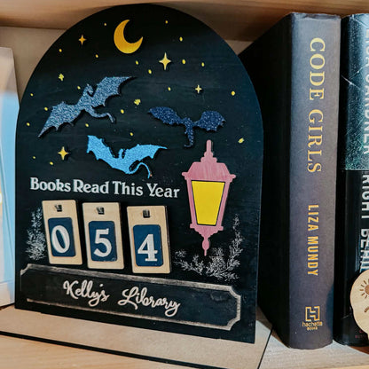 Custom dragon book counter shelf sitter