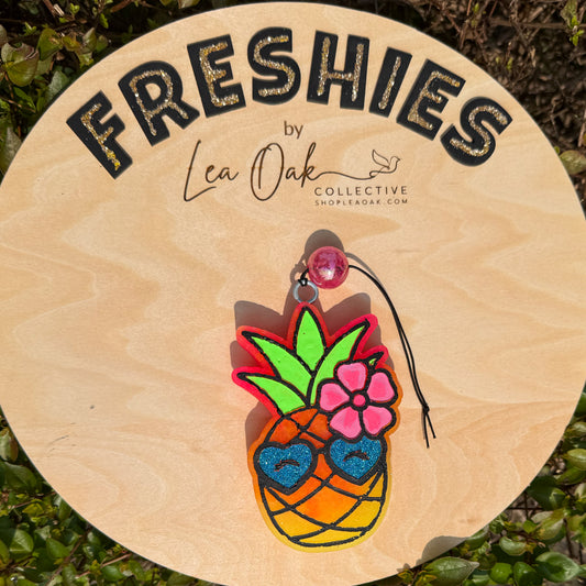 Cute Pineapple freshie - Mango Dragon Fruit