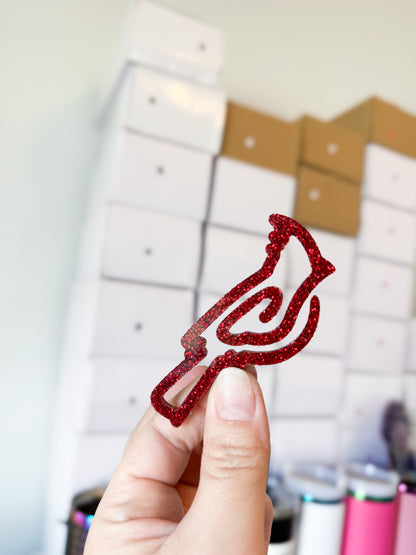 Signature Acrylic Bookmarks — Cardinal