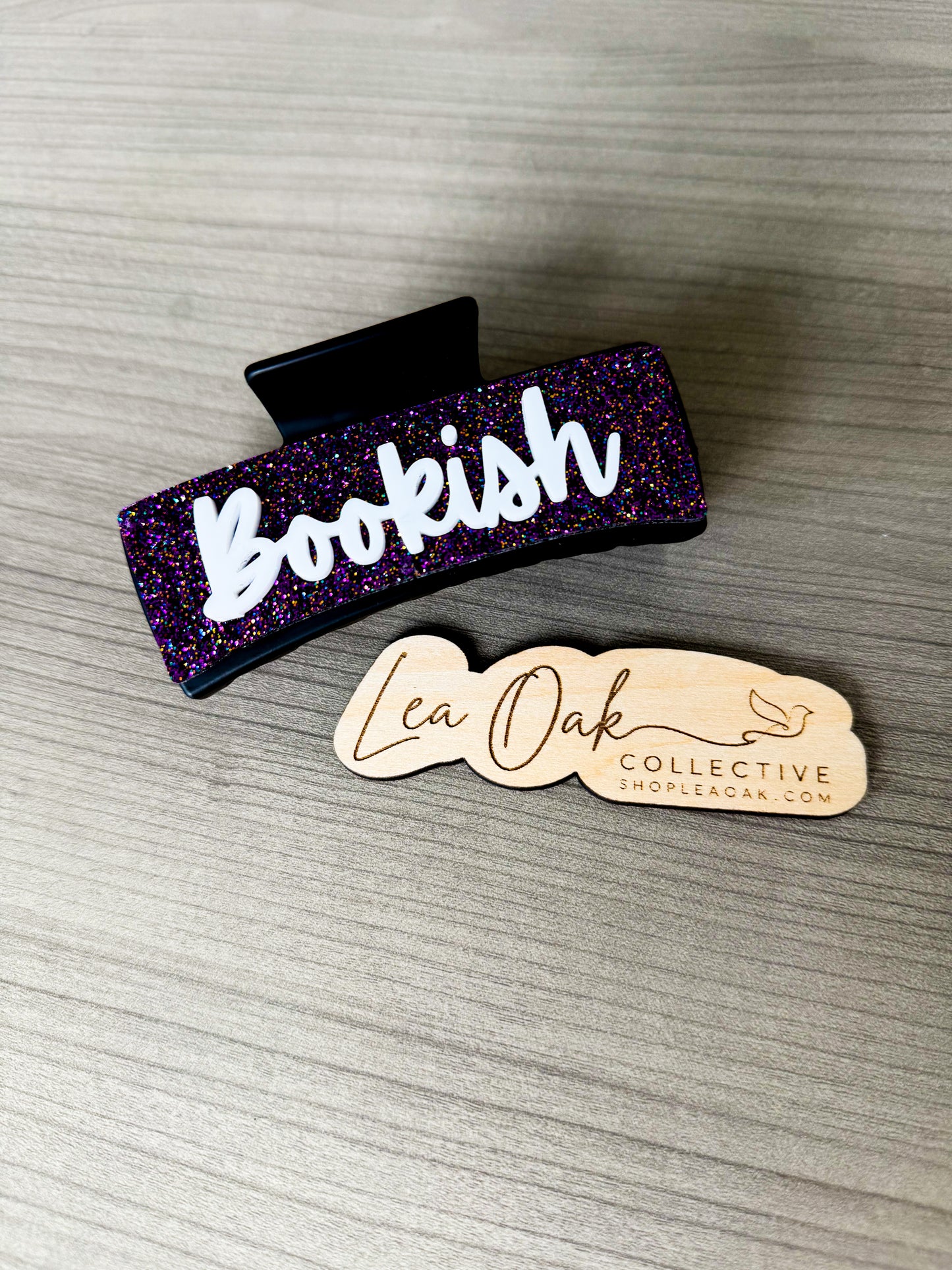 Custom wooden photo watermark