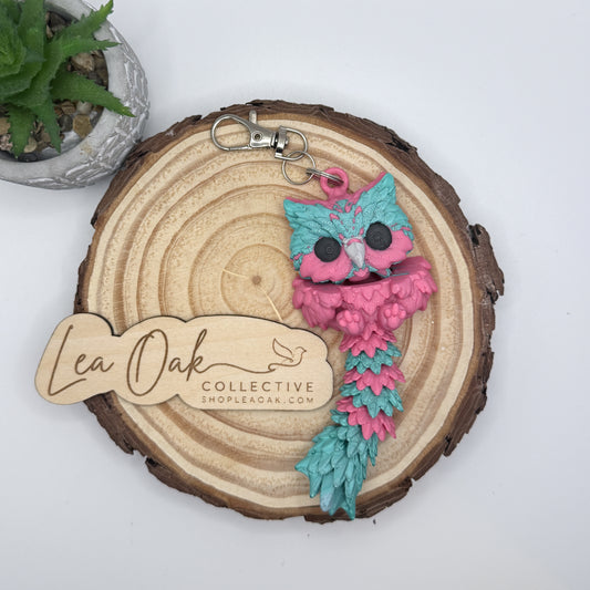 Articulating Owl Keychain