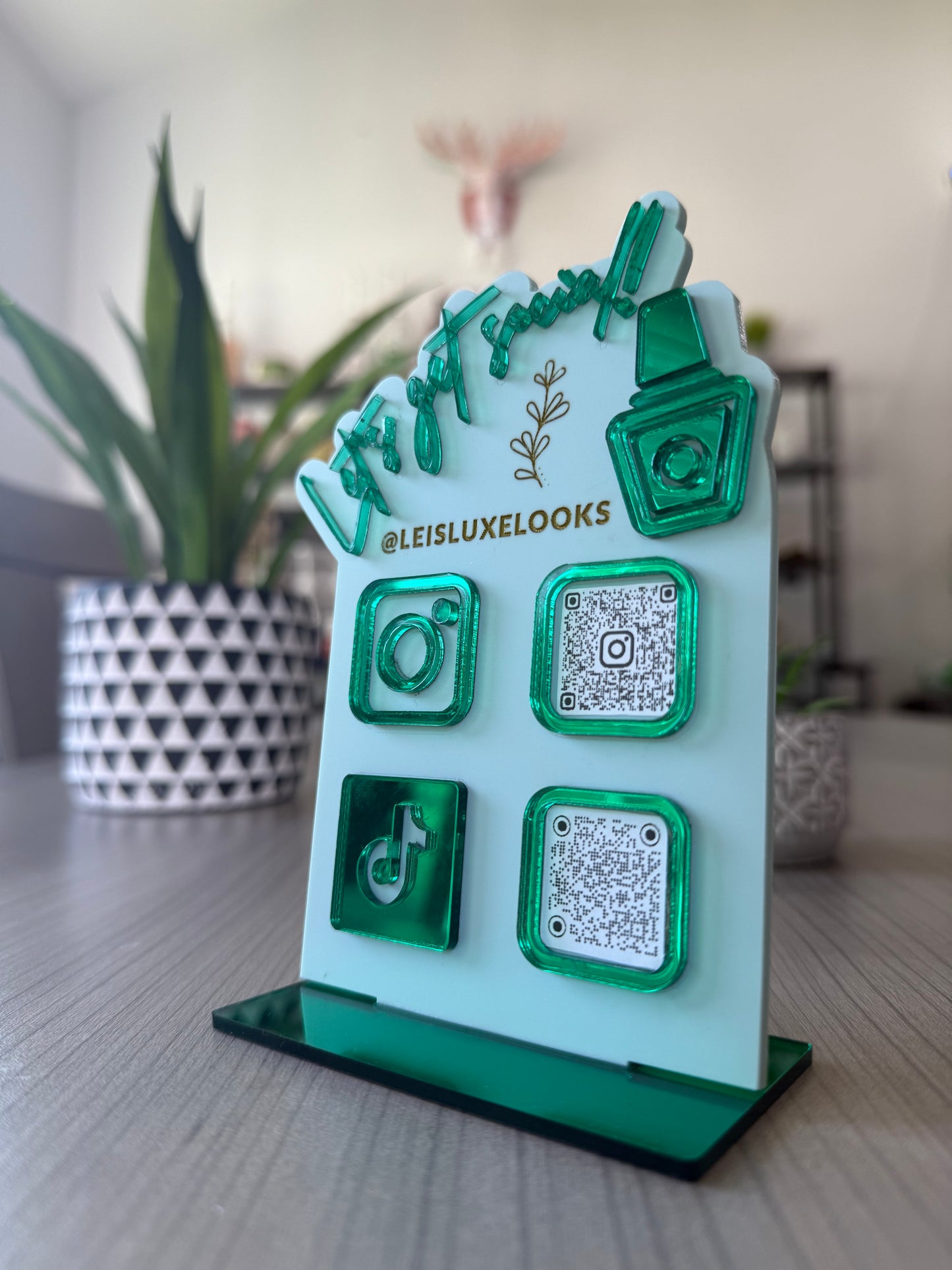 Custom acrylic stands