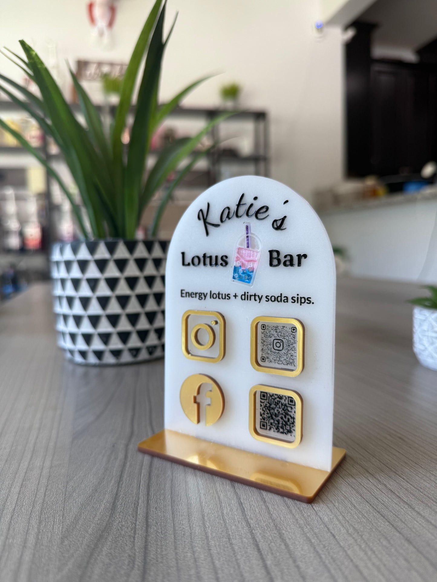 Custom acrylic stands